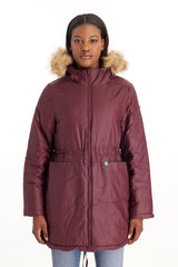 Sofia Waxed Shell 3 in 1 Maternity Parka From Moderneternity