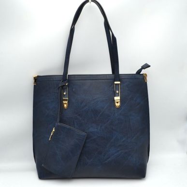 Soft Faux Leather Tote Handbag With Wallet  from Madeline Love