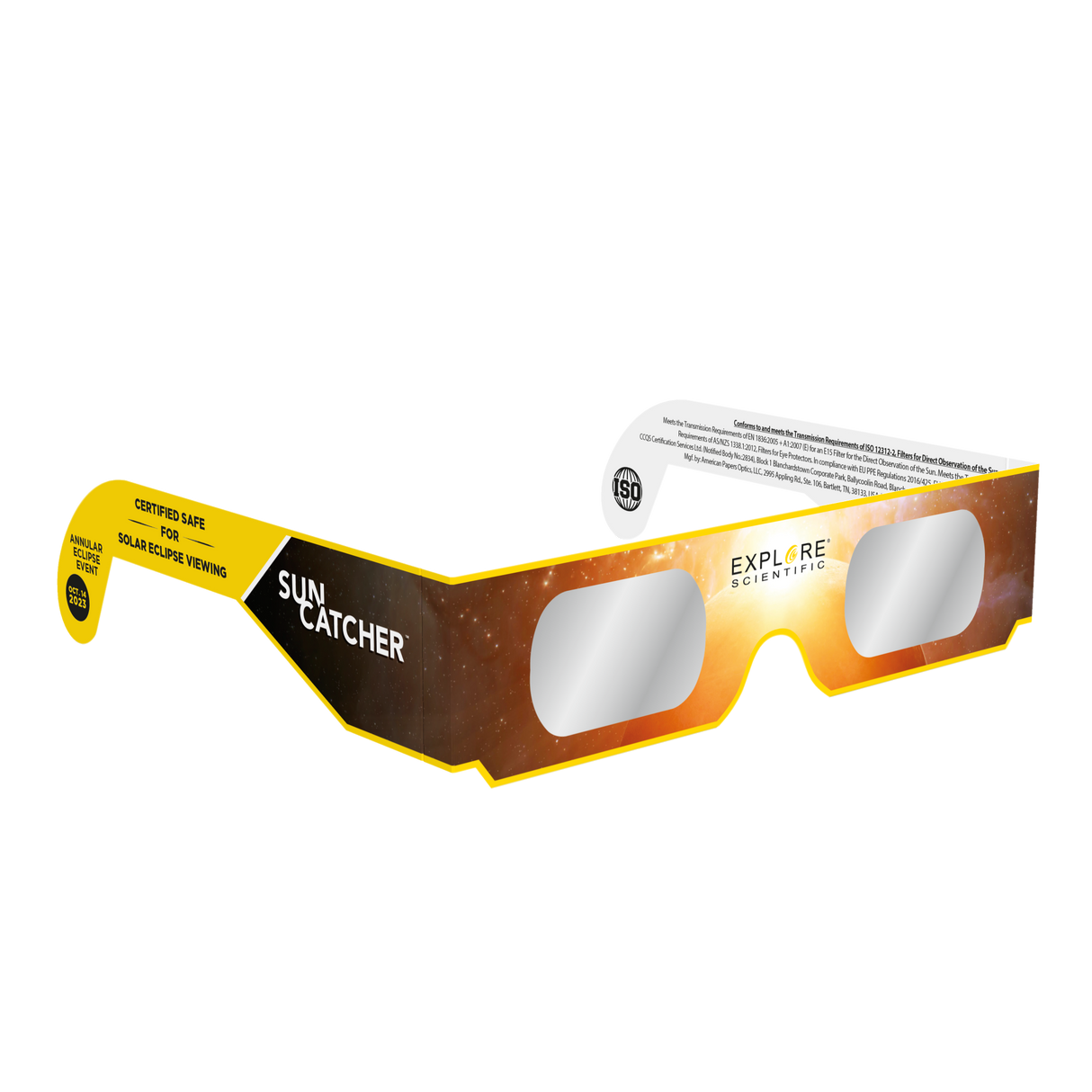 Sun Catcher Solar Eclipse Glasses (4-Pack Assortment) from Explore Scientific