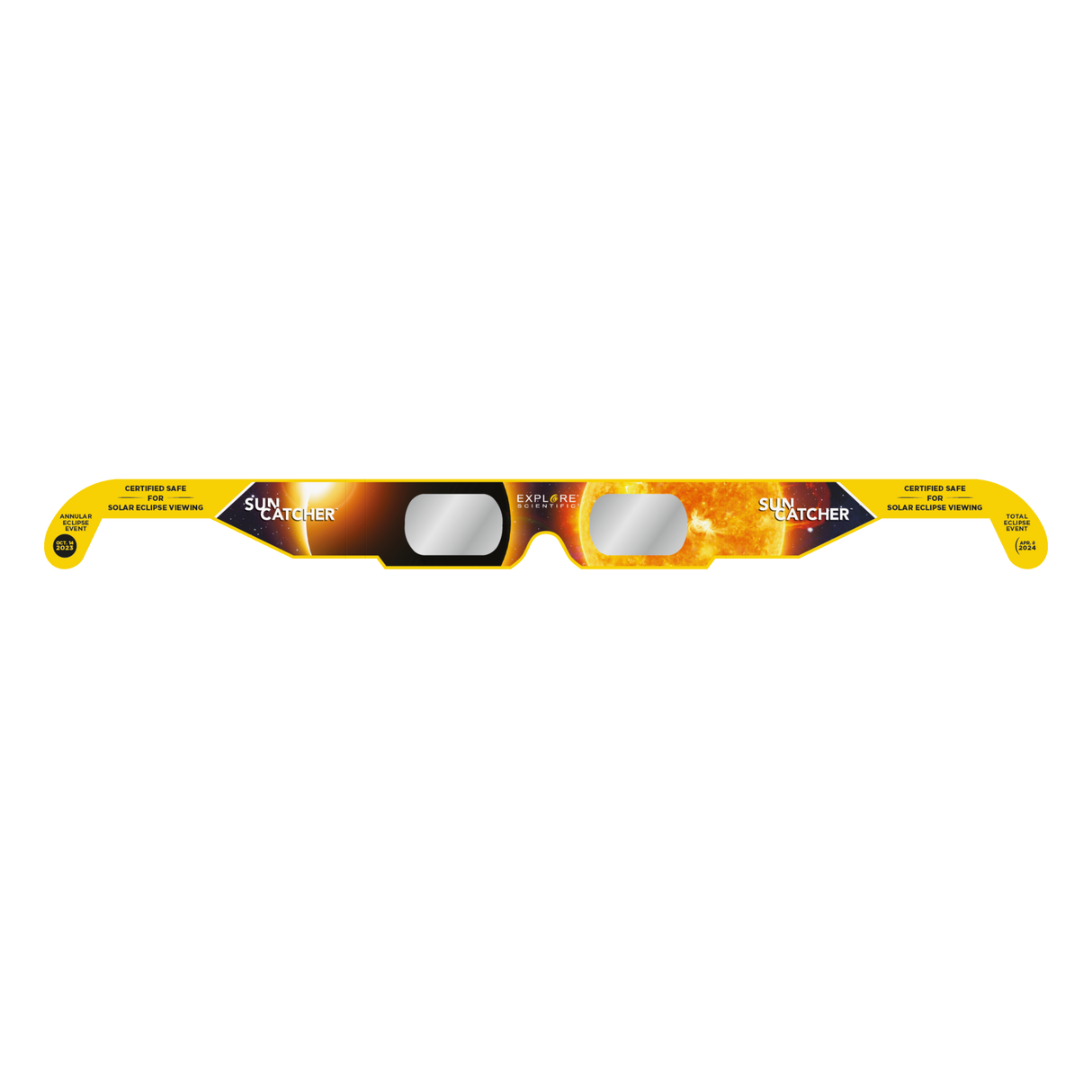 Sun Catcher Solar Eclipse Glasses (4-Pack Assortment) from Explore Scientific
