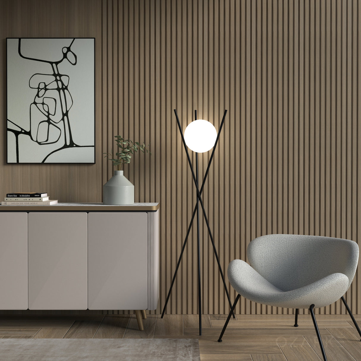 Solstice Floor Lamp From Ozarké