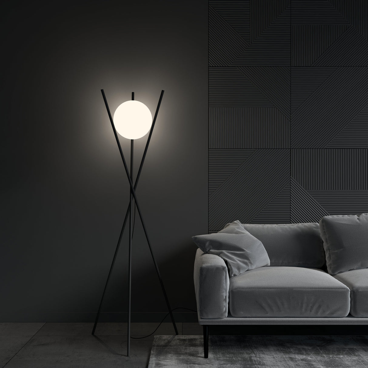 Solstice Floor Lamp From Ozarké