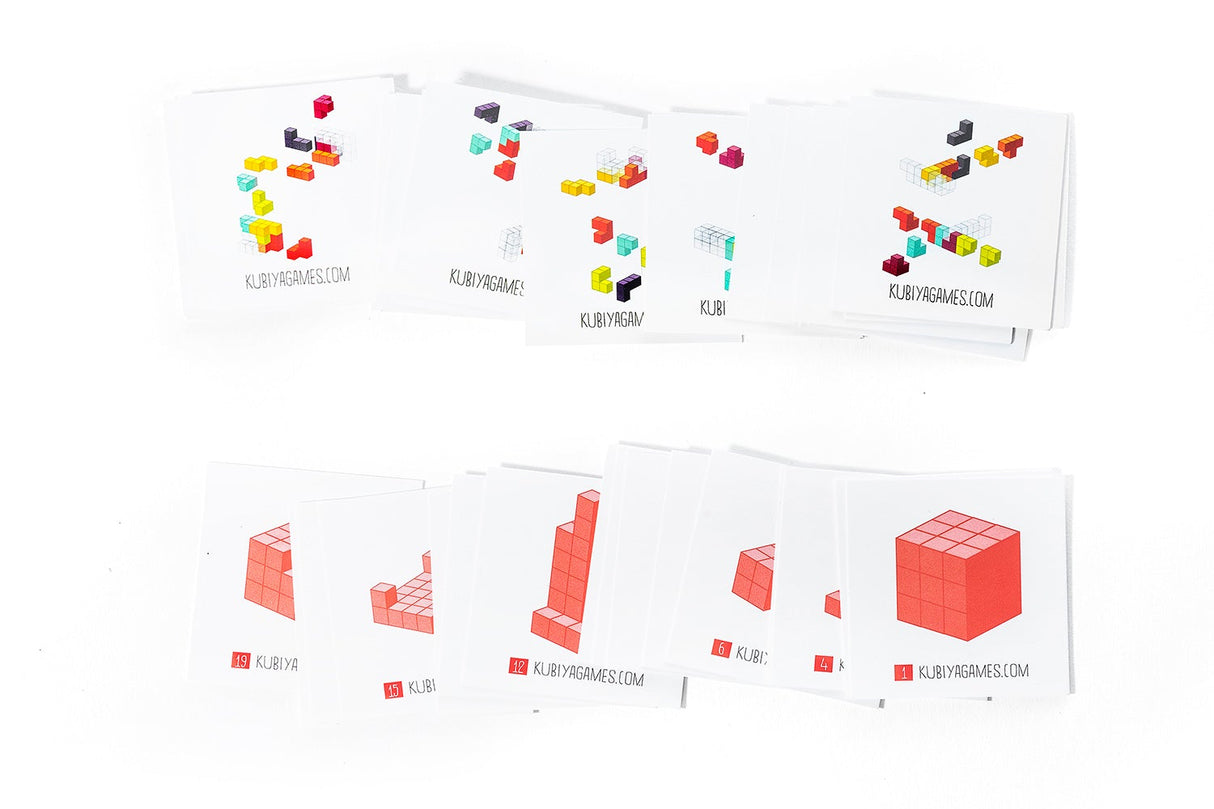 Soma Cube Puzzle Set - with challenge cards from Kubiya Games