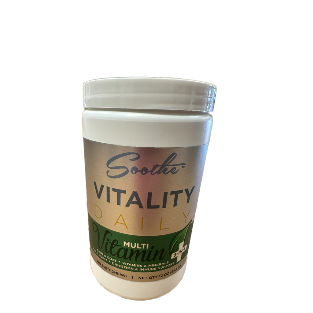 Soothe Vitality Daily Multi Vitamin for Dogs From buddyrest.com