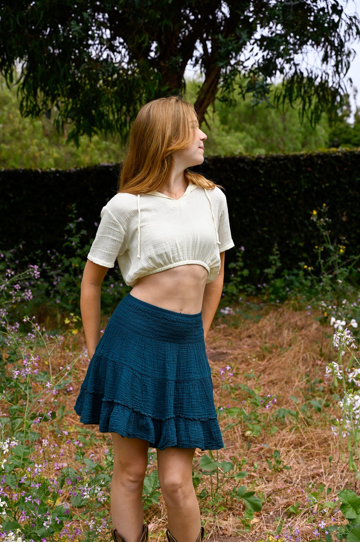 Sophie Mini Skirt From Cotton Flower Clothing
