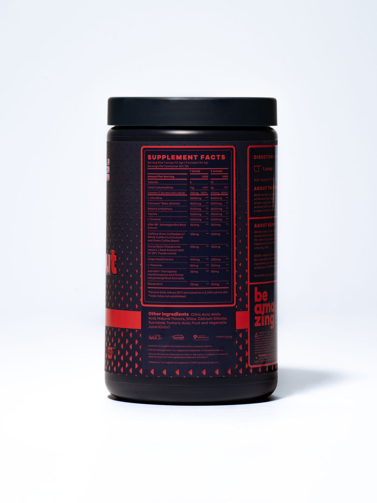 pre workout from BEAM