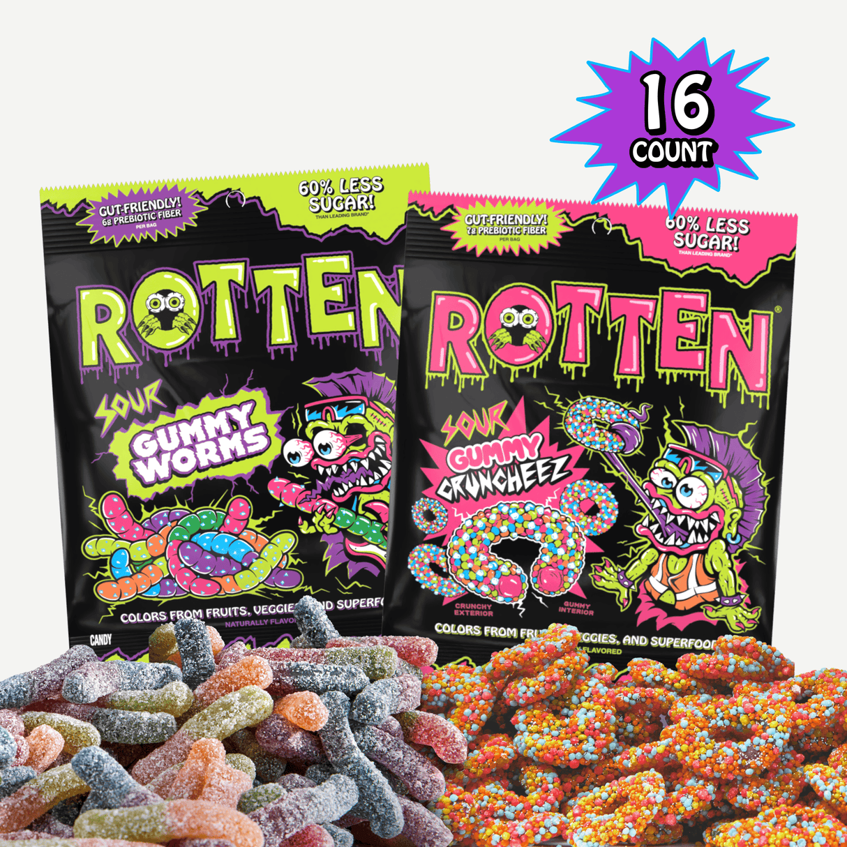 Sour Variety Pack, Single Serve from Rotten