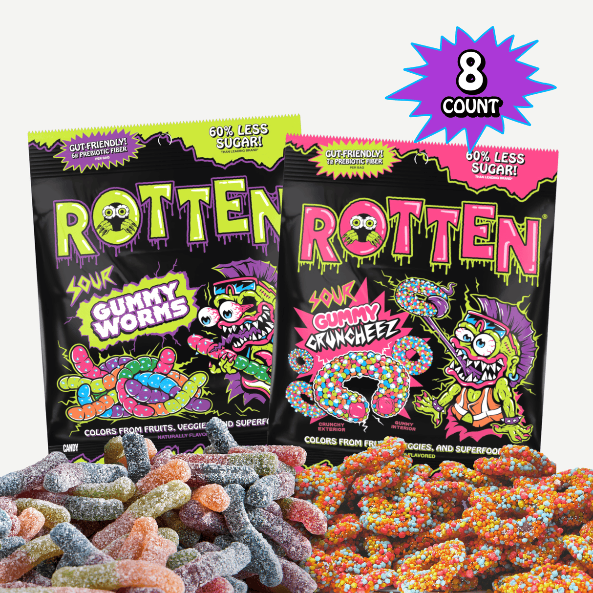 Sour Variety Pack, Single Serve from Rotten