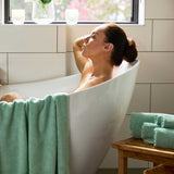 Bamboo 6 Piece Spa Towel Set – Seaglass from BedVoyage