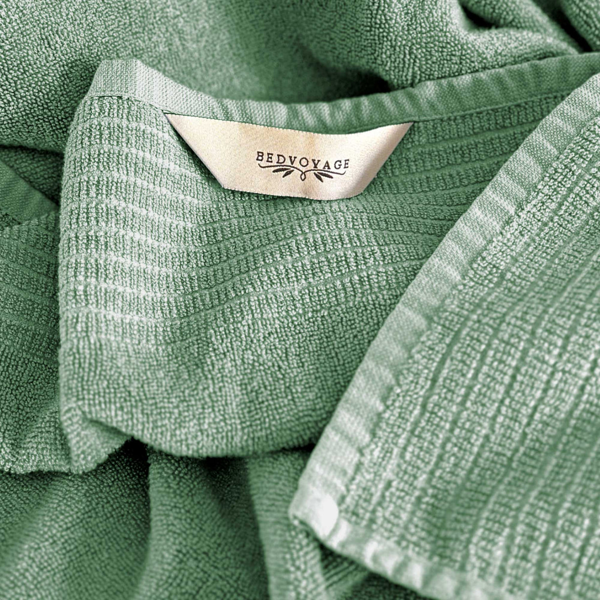 Bamboo 6 Piece Spa Towel Set – Seaglass from BedVoyage