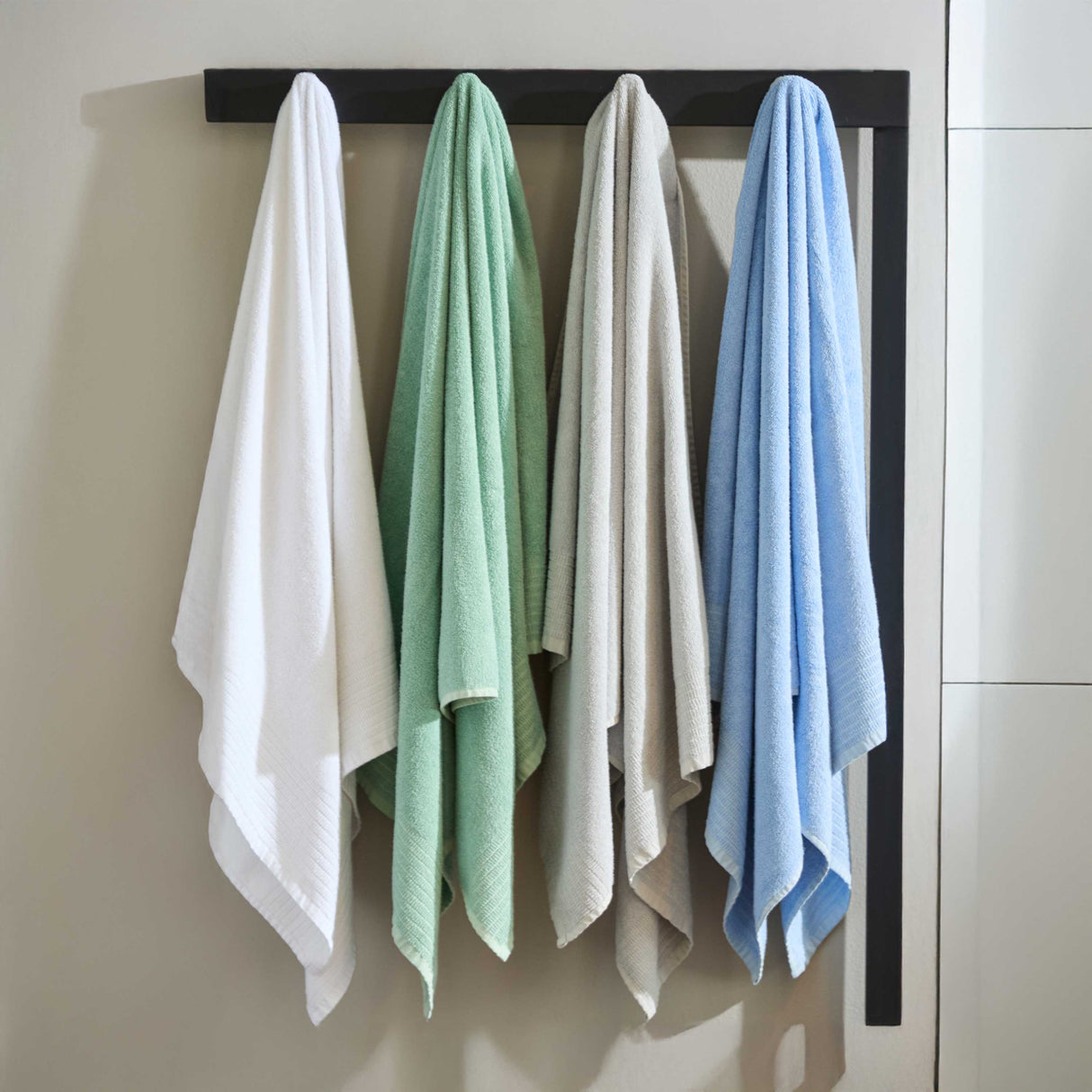 Bamboo 6 Piece Spa Towel Set – Stone from BedVoyage