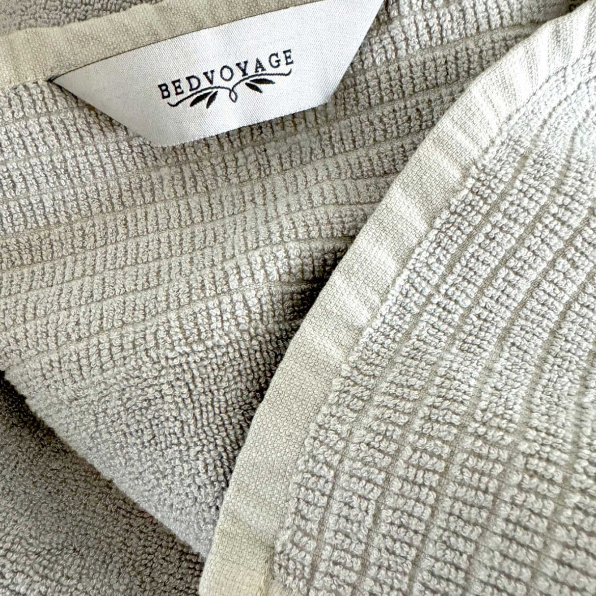 Bamboo 6 Piece Spa Towel Set – Stone from BedVoyage