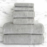 Bamboo 6 Piece Spa Towel Set – Stone from BedVoyage