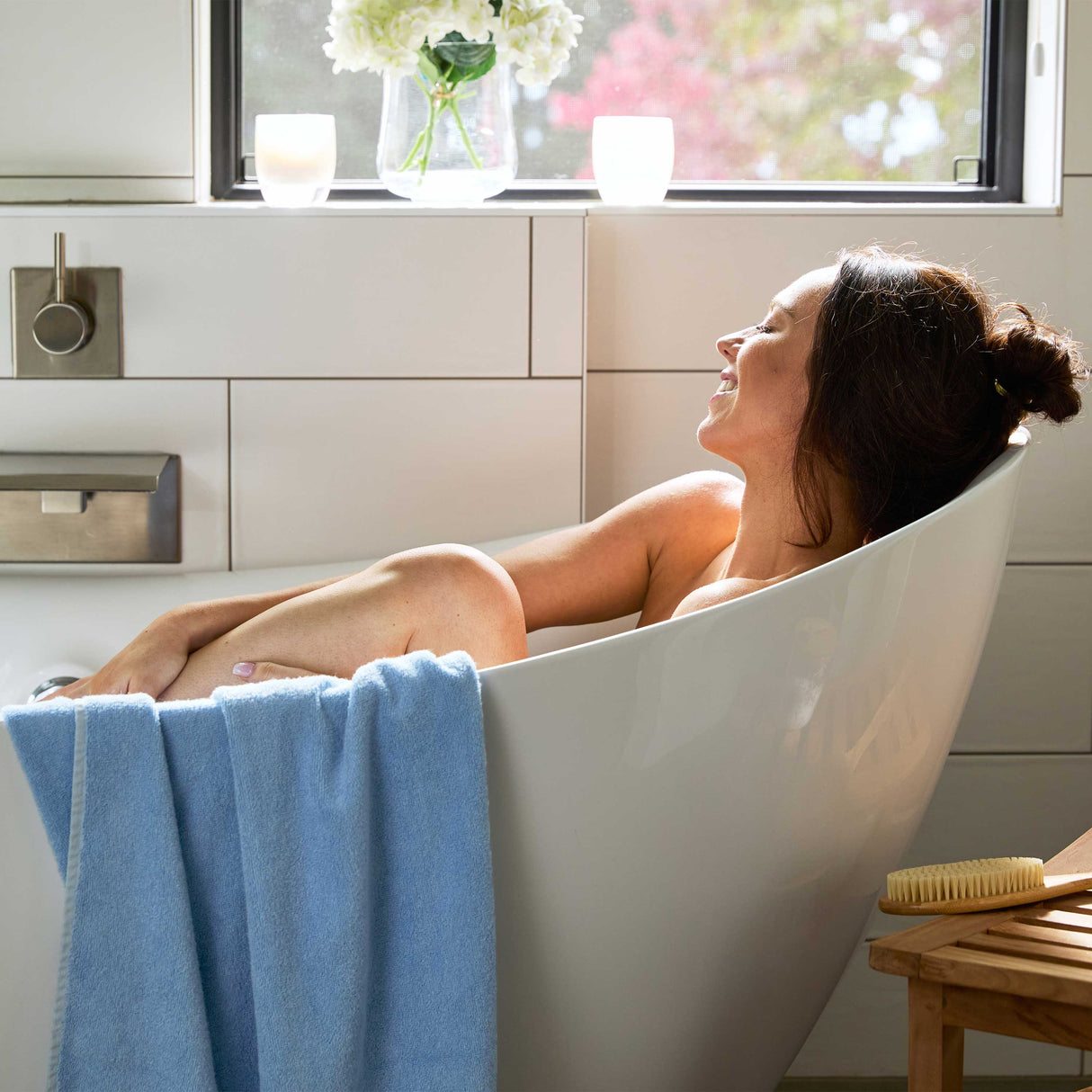Bamboo Spa Bath Towel – Ocean from BedVoyage