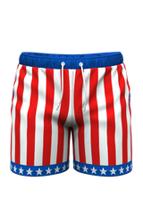 The Spacious Skies | Retro Usa Ball Hammock® Pouch 5" Swim Trunks from Shinesty