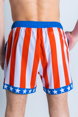 The Spacious Skies | Retro Usa Ball Hammock® Pouch 5" Swim Trunks from Shinesty