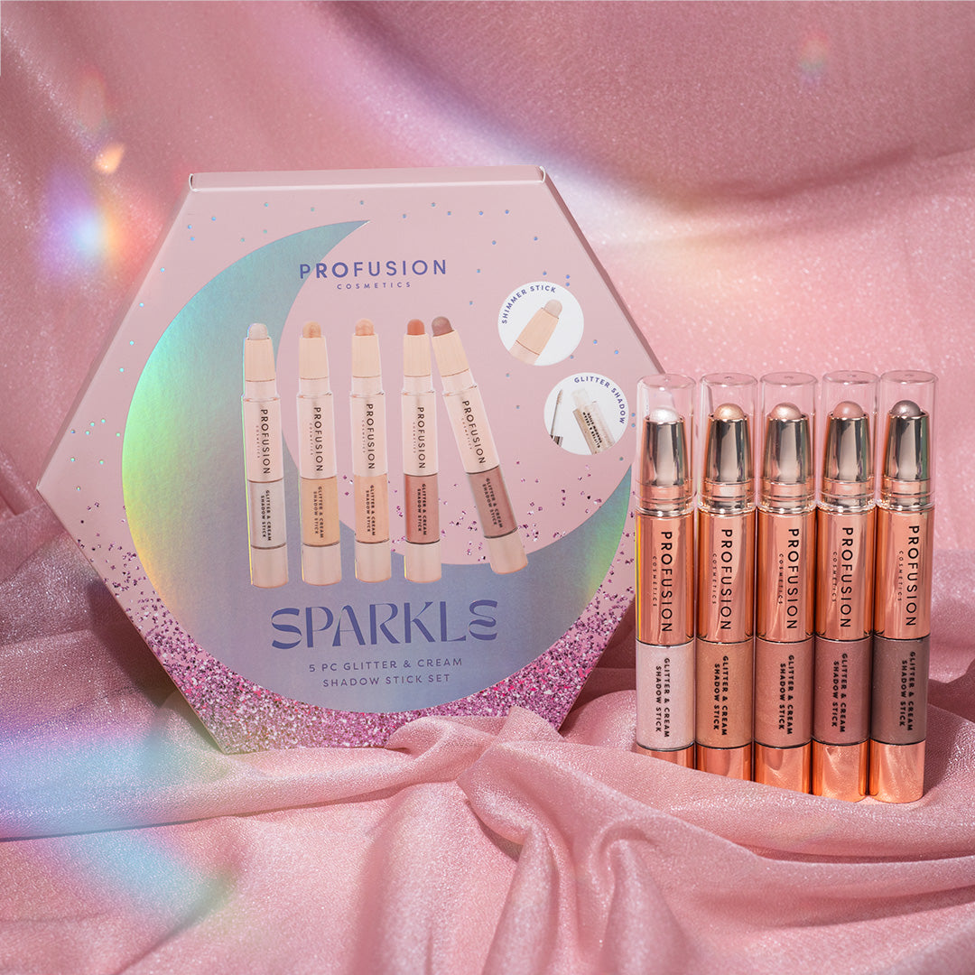 Sparkle 5 PC Cream Shadow Set from Profusion Cosmetics