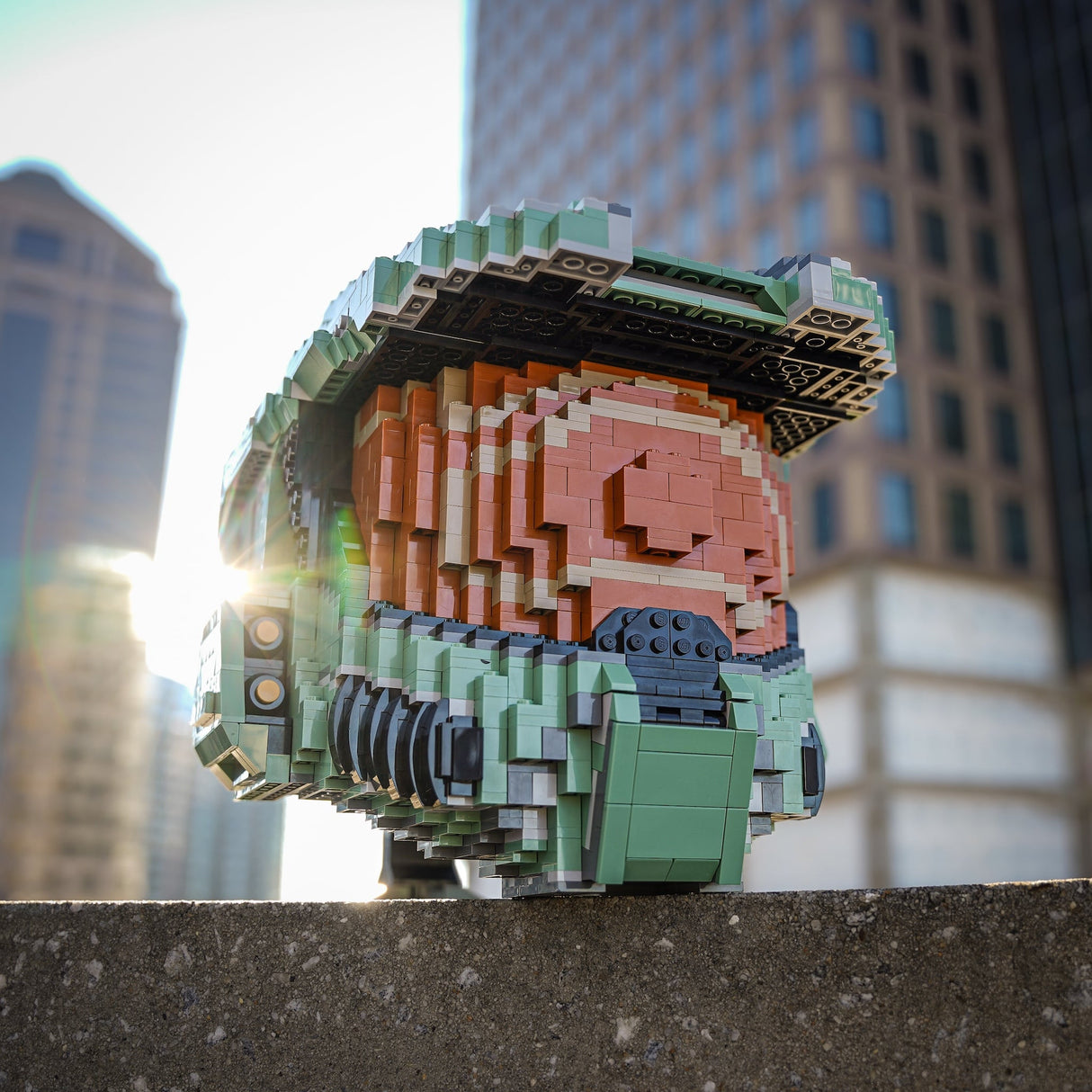 Spartan 117 Life-Sized Helmet from Bricker Builds