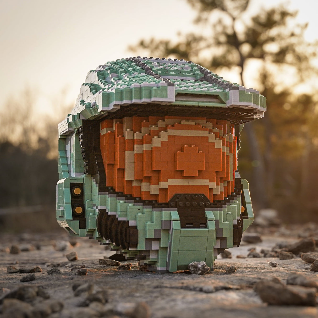 Spartan 117 Life-Sized Helmet from Bricker Builds