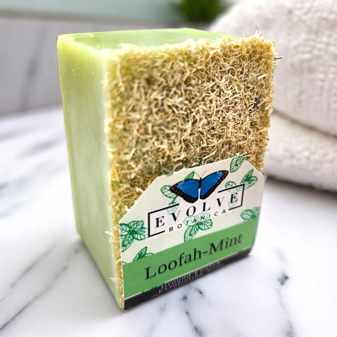 Specialty Soap - Loofah-Mint from Evolve Botanica