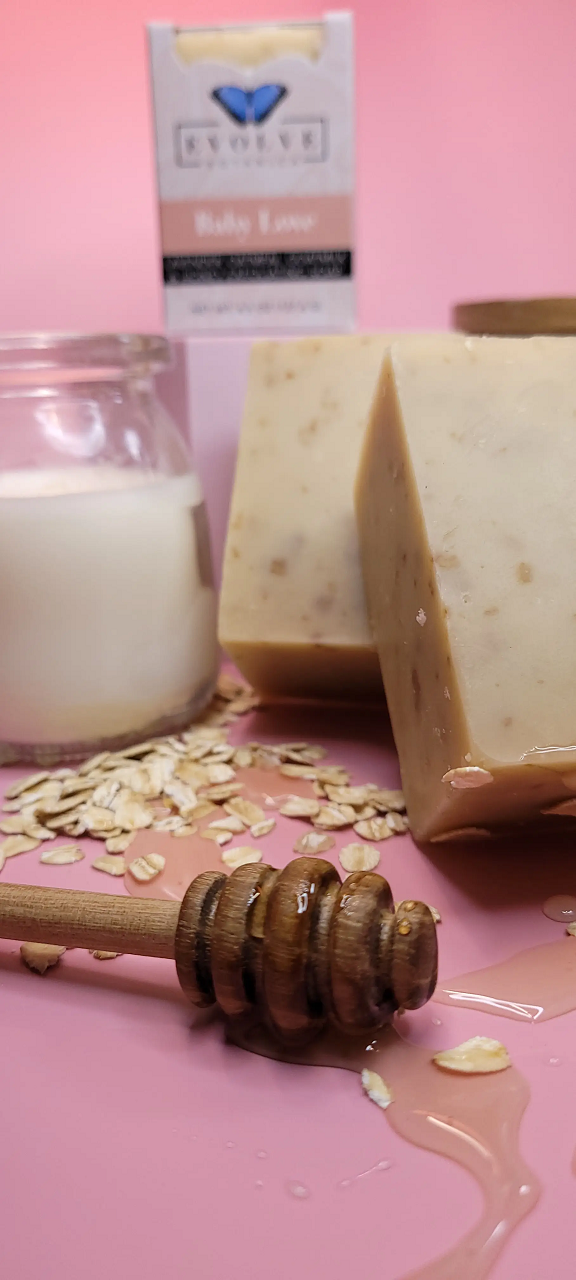 Specialty Soap - Baby Love (Goatmilk) from Evolve Botanica