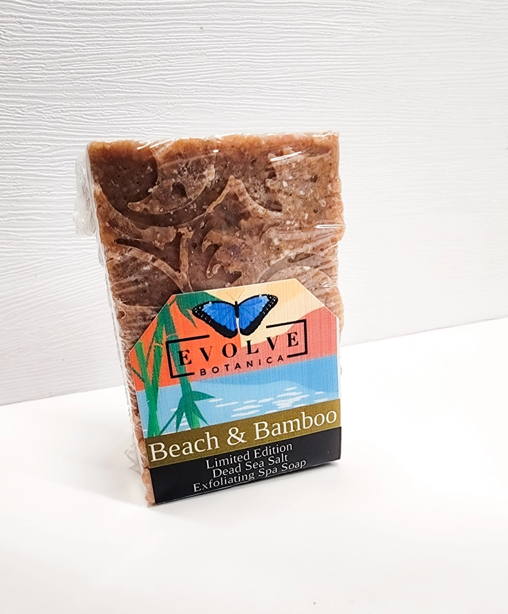 Specialty Soap - Beach & Bamboo (Limited Edition Salt Bar) from Evolve Botanica