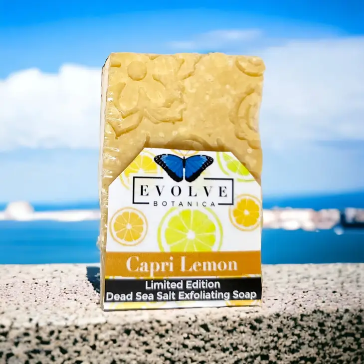 Specialty Soap - Capri Lemon (Limited Edition Salt Bar) from Evolve Botanica