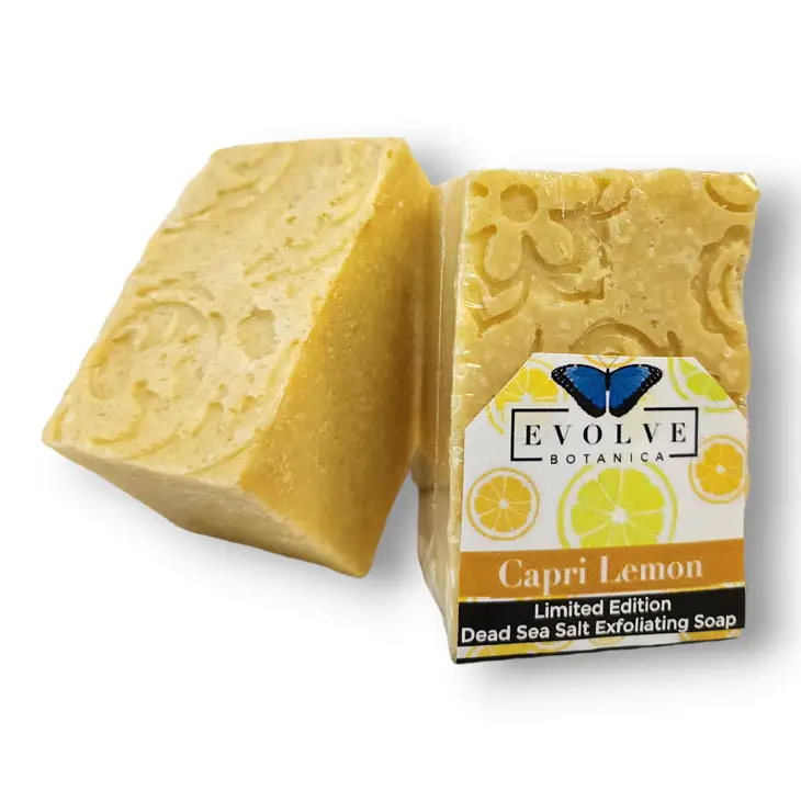 Specialty Soap - Capri Lemon (Limited Edition Salt Bar) from Evolve Botanica