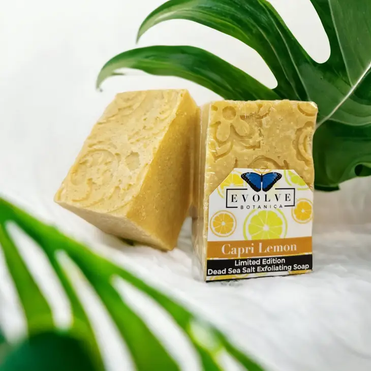 Specialty Soap - Capri Lemon (Limited Edition Salt Bar) from Evolve Botanica