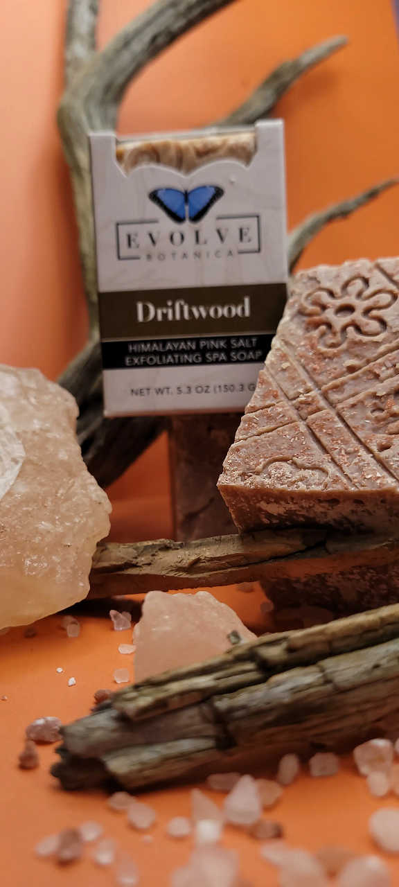 Specialty Soap - Driftwood Salt Bar from Evolve Botanica