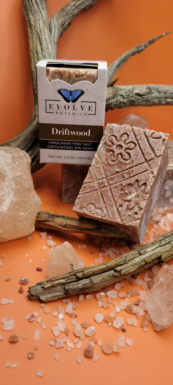 Specialty Soap - Driftwood Salt Bar from Evolve Botanica