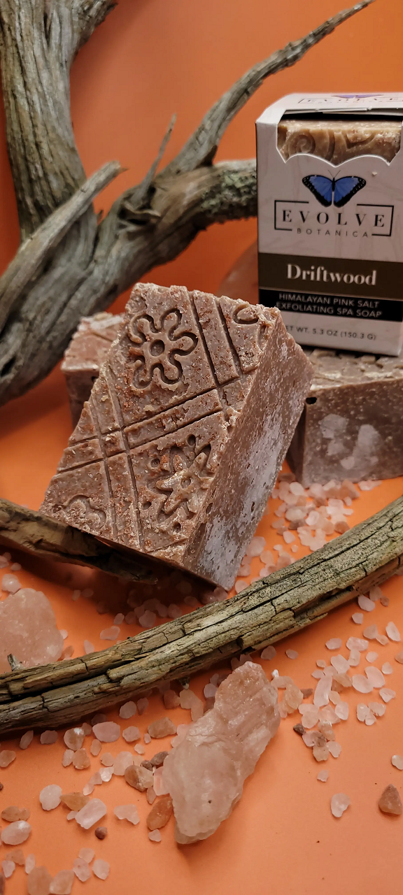 Specialty Soap - Driftwood Salt Bar from Evolve Botanica