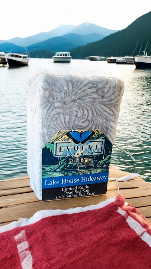 Specialty Soap - Lake House Hideaway (Limited Edition Salt Bar) from Evolve Botanica