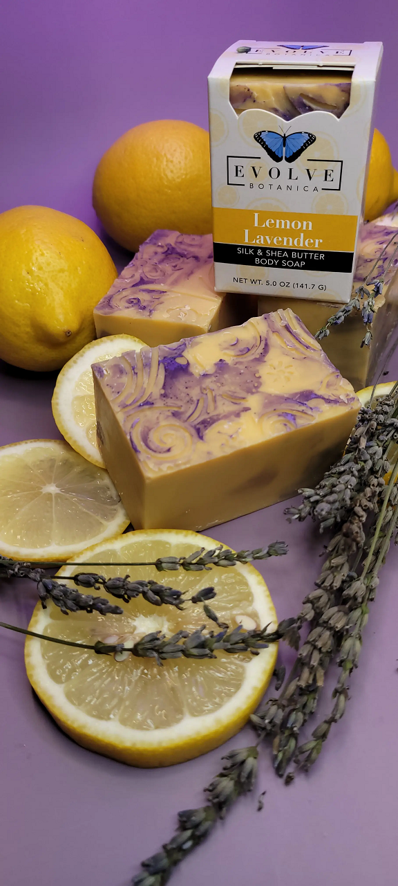 Specialty Soap - Lemon Lavender Silk from Evolve Botanica
