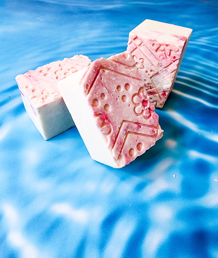 Specialty Soap - Rosewater & Sea Salt (Limited Edition Salt Bar) from Evolve Botanica