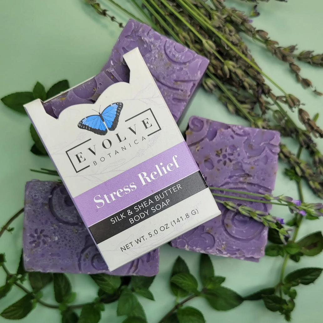 Specialty Soap - Stress Relief Silk from Evolve Botanica