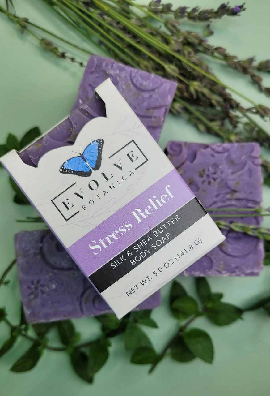 Specialty Soap - Stress Relief Silk from Evolve Botanica