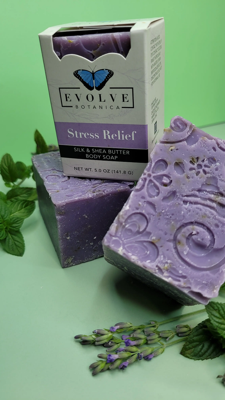 Specialty Soap - Stress Relief Silk from Evolve Botanica