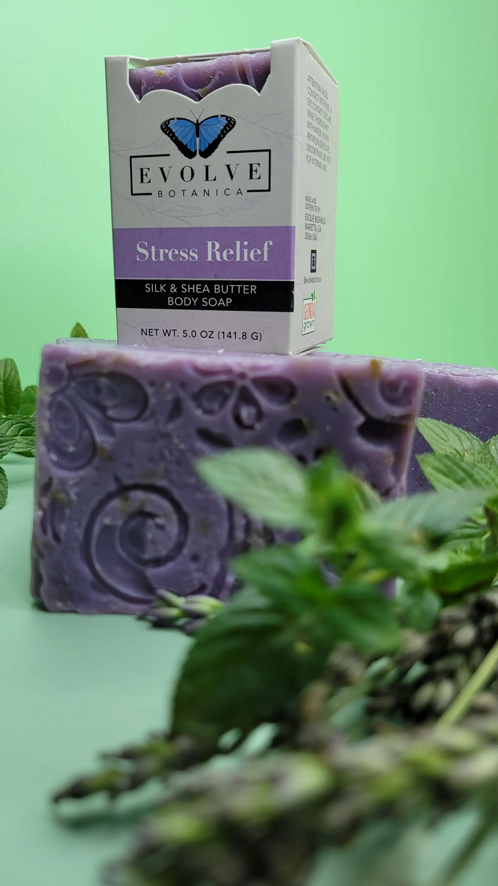 Specialty Soap - Stress Relief Silk from Evolve Botanica