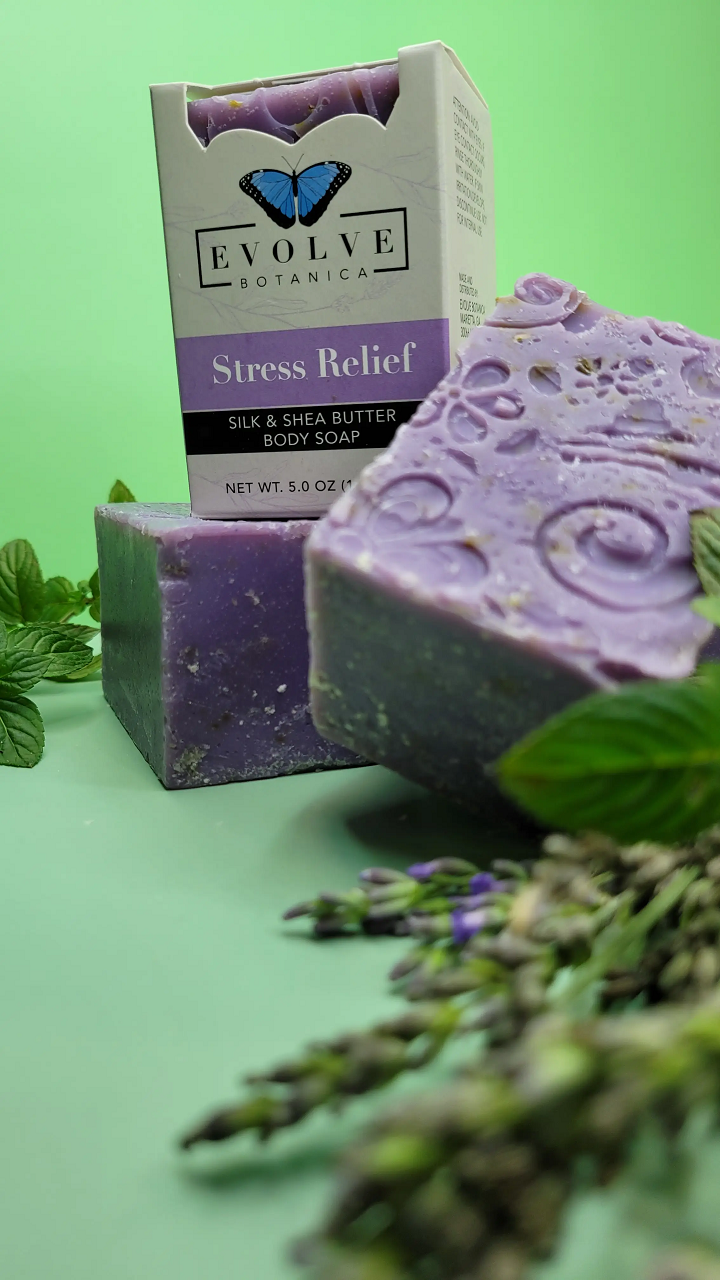 Specialty Soap - Stress Relief Silk from Evolve Botanica
