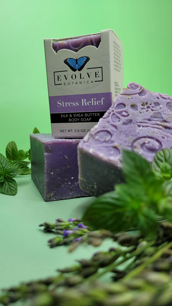 Specialty Soap - Stress Relief Silk from Evolve Botanica