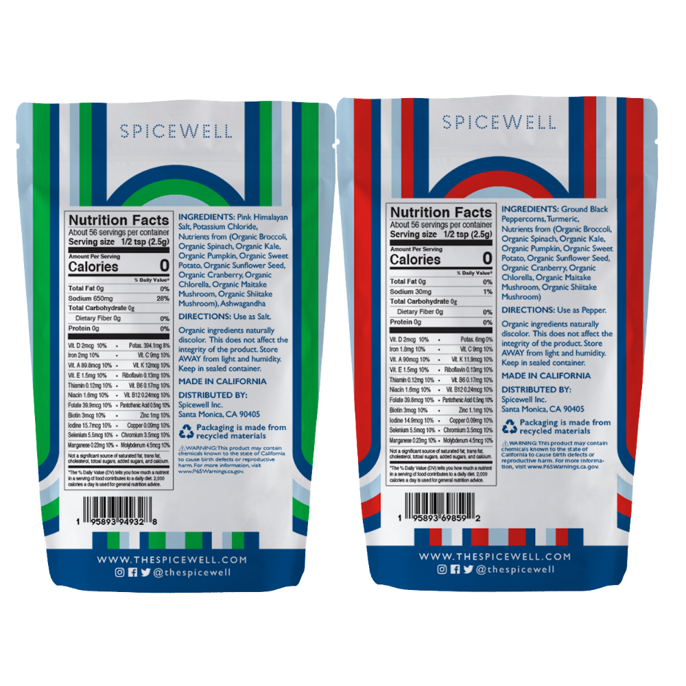 Superfood Salt & Pepper Duo from Spicewell