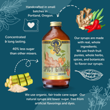 Spicy Ginger Syrup two-pack from Portland Syrups