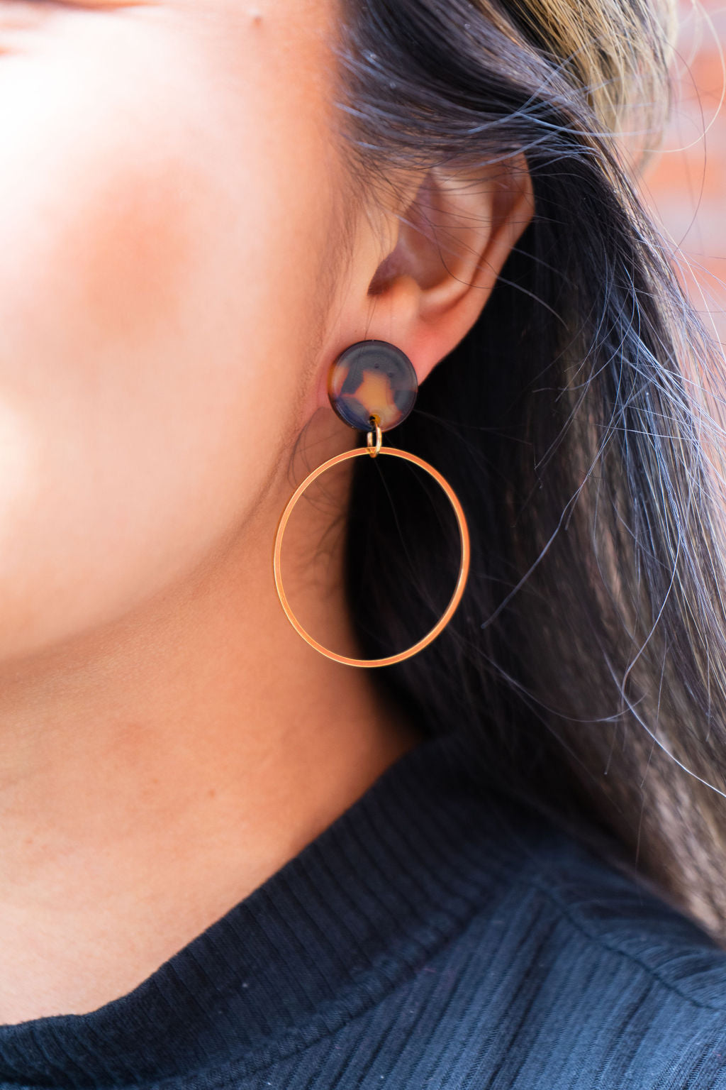 Amelia Earrings - Tortoise from Spiffy & Splendid