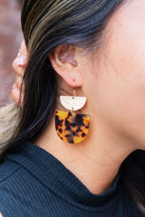Harper Earrings - Tortoise from Spiffy & Splendid