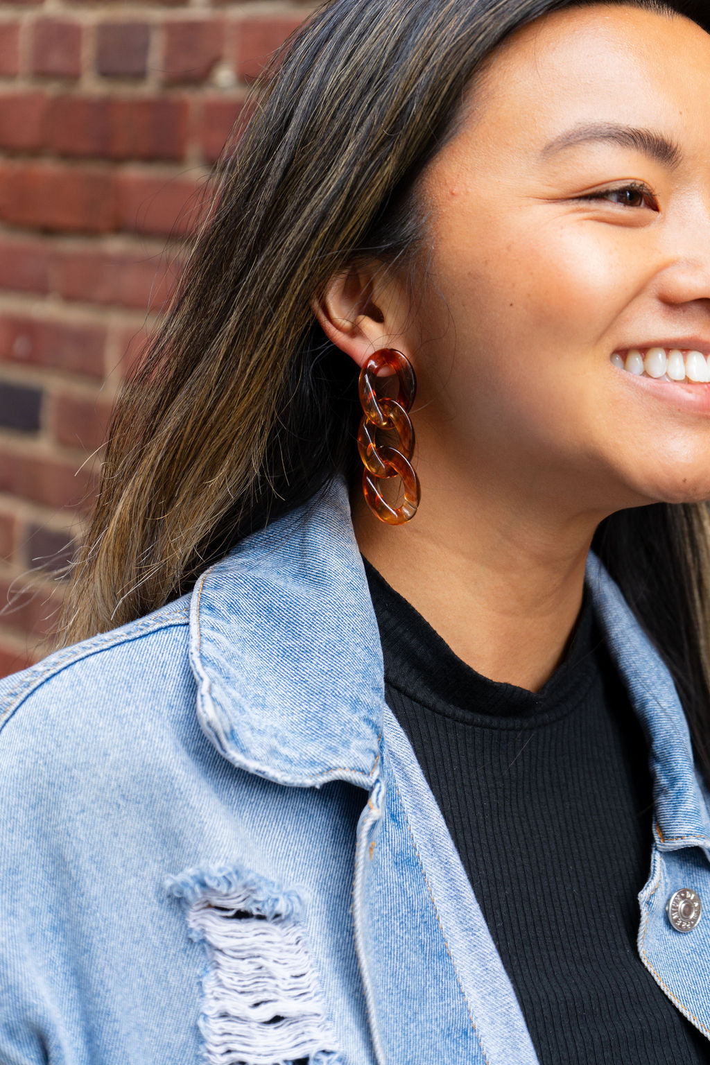 Brooklyn Earrings - Amber from Spiffy & Splendid