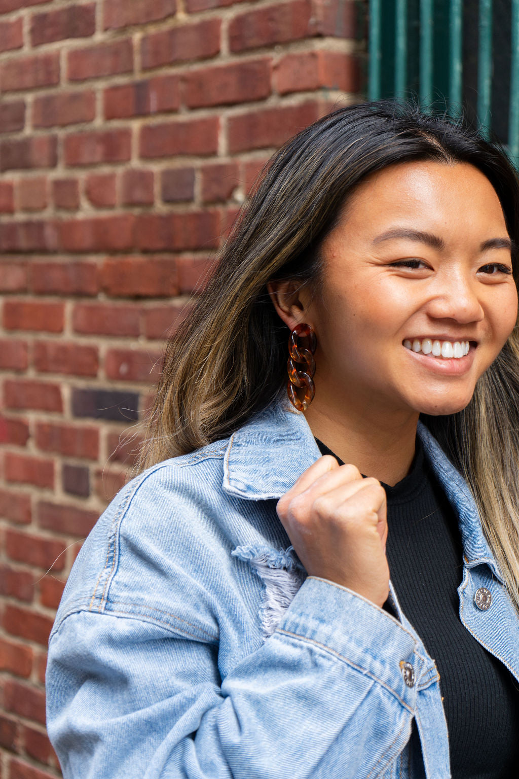 Brooklyn Earrings - Amber from Spiffy & Splendid