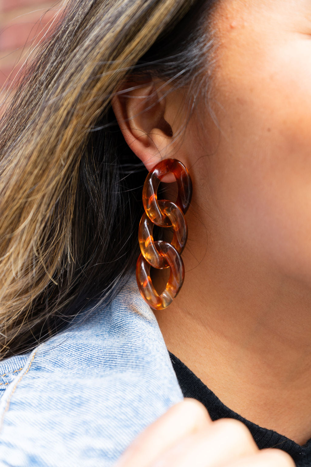 Brooklyn Earrings - Amber from Spiffy & Splendid