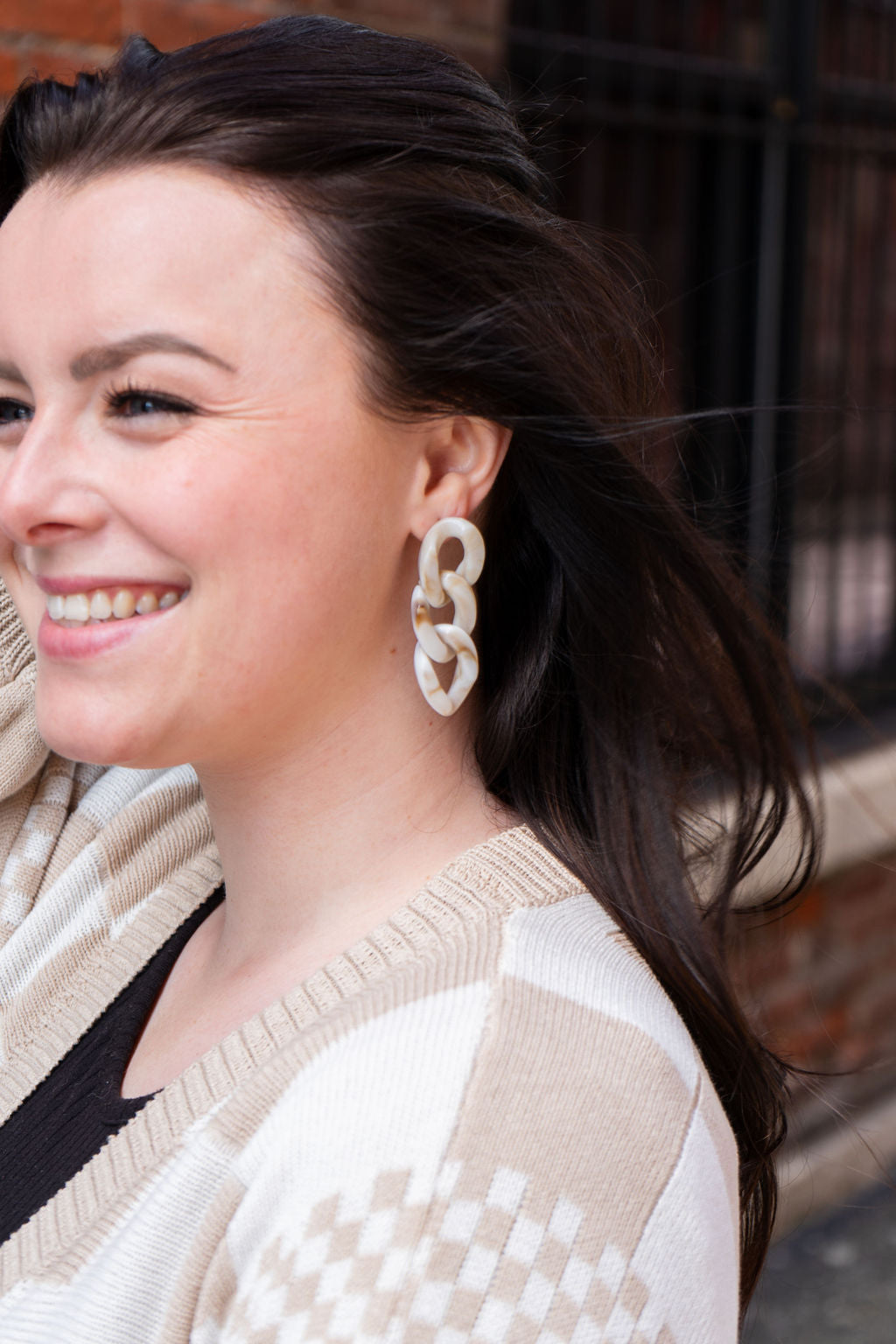 Brooklyn Earrings - Neutral from Spiffy & Splendid