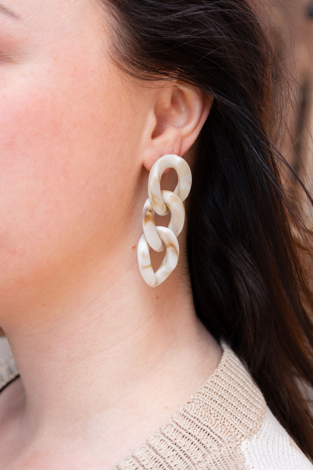 Brooklyn Earrings - Neutral from Spiffy & Splendid